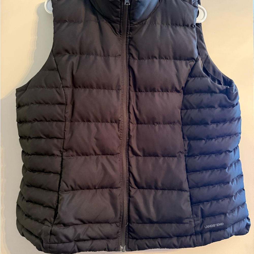 Lands' End Classic Black Vest